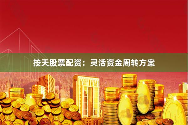 按天股票配资：灵活资金周转方案